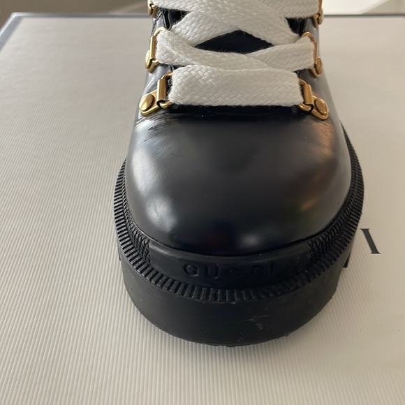 Gucci Black Trip Lug Sole Boot - Picture 8 of 9